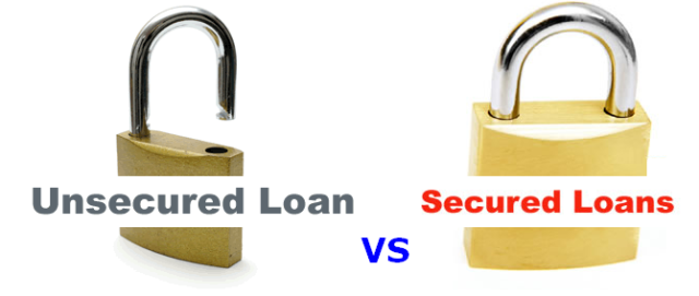 secured loan  vs unsecured loan